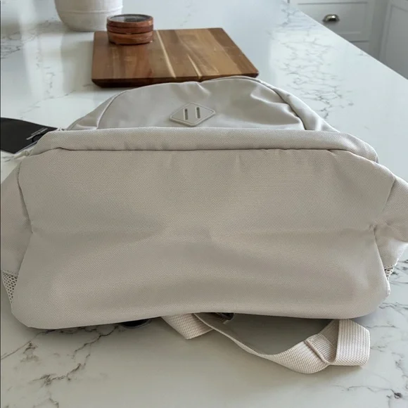 ADIDAS Classic 3S 5 Backpack Gym School Travel Canvas Sand Color Backpack NWT - Picture 10 of 11